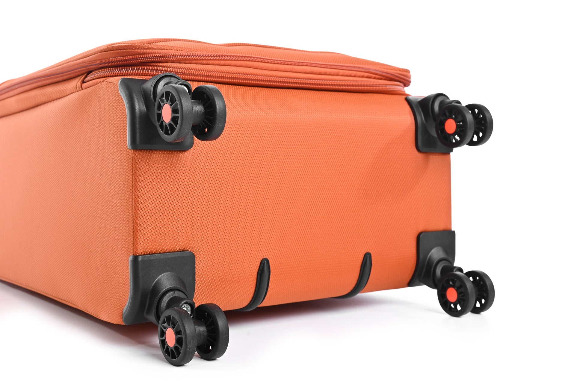 SLAZENGER - מזוודה מבד בינונית 23.5" דגם BARCELONA בצבע כתום - MASHBIR//365