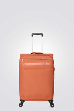 SLAZENGER - מזוודה מבד בינונית 23.5" דגם BARCELONA בצבע כתום - MASHBIR//365