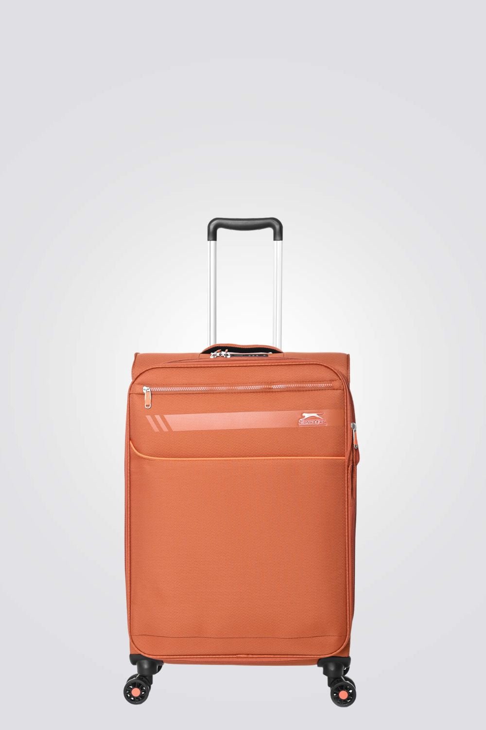 SLAZENGER - מזוודה מבד בינונית 23.5" דגם BARCELONA בצבע כתום - MASHBIR//365