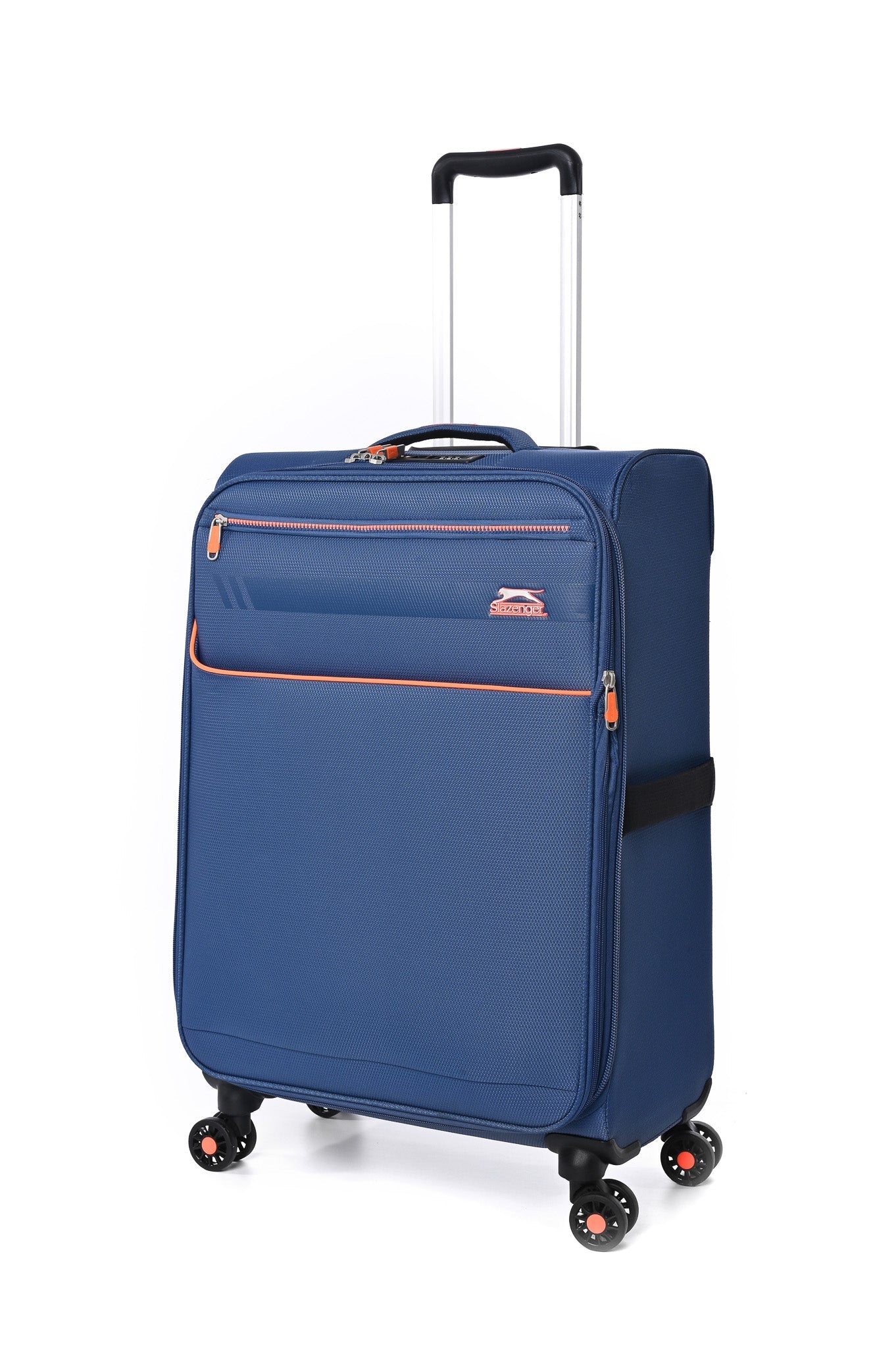 SLAZENGER - מזוודה מבד בינונית 23.5" דגם BARCELONA בצבע כחול - MASHBIR//365