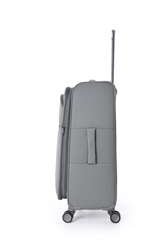 KENNETH COLE - מזוודה מבד בינונית 24'' BROOKLYN בצבע אפור - MASHBIR//365