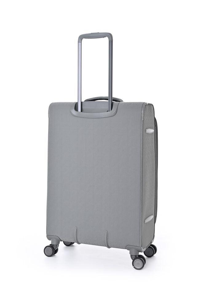 KENNETH COLE - מזוודה מבד בינונית 24'' BROOKLYN בצבע אפור - MASHBIR//365