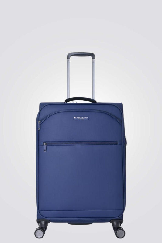 KENNETH COLE - מזוודה מבד בינונית 24'' BROOKLYN בצבע כחול - MASHBIR//365