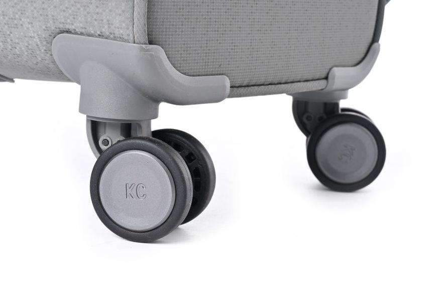 KENNETH COLE - מזוודה מבד גדולה 28'' BROOKLYN בצבע אפור - MASHBIR//365