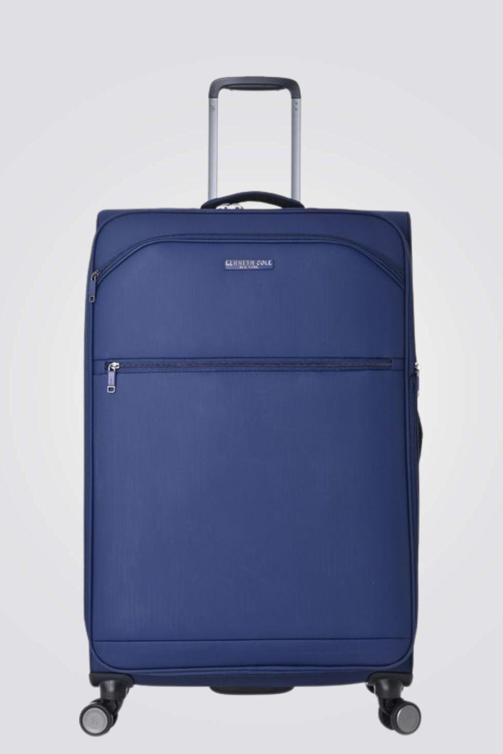 KENNETH COLE - מזוודה מבד גדולה 28'' BROOKLYN בצבע כחול - MASHBIR//365