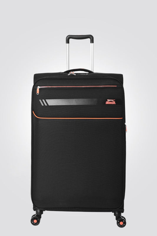 SLAZENGER - מזוודה מבד גדולה 28" דגם BARCELONA בצבע שחור - MASHBIR//365