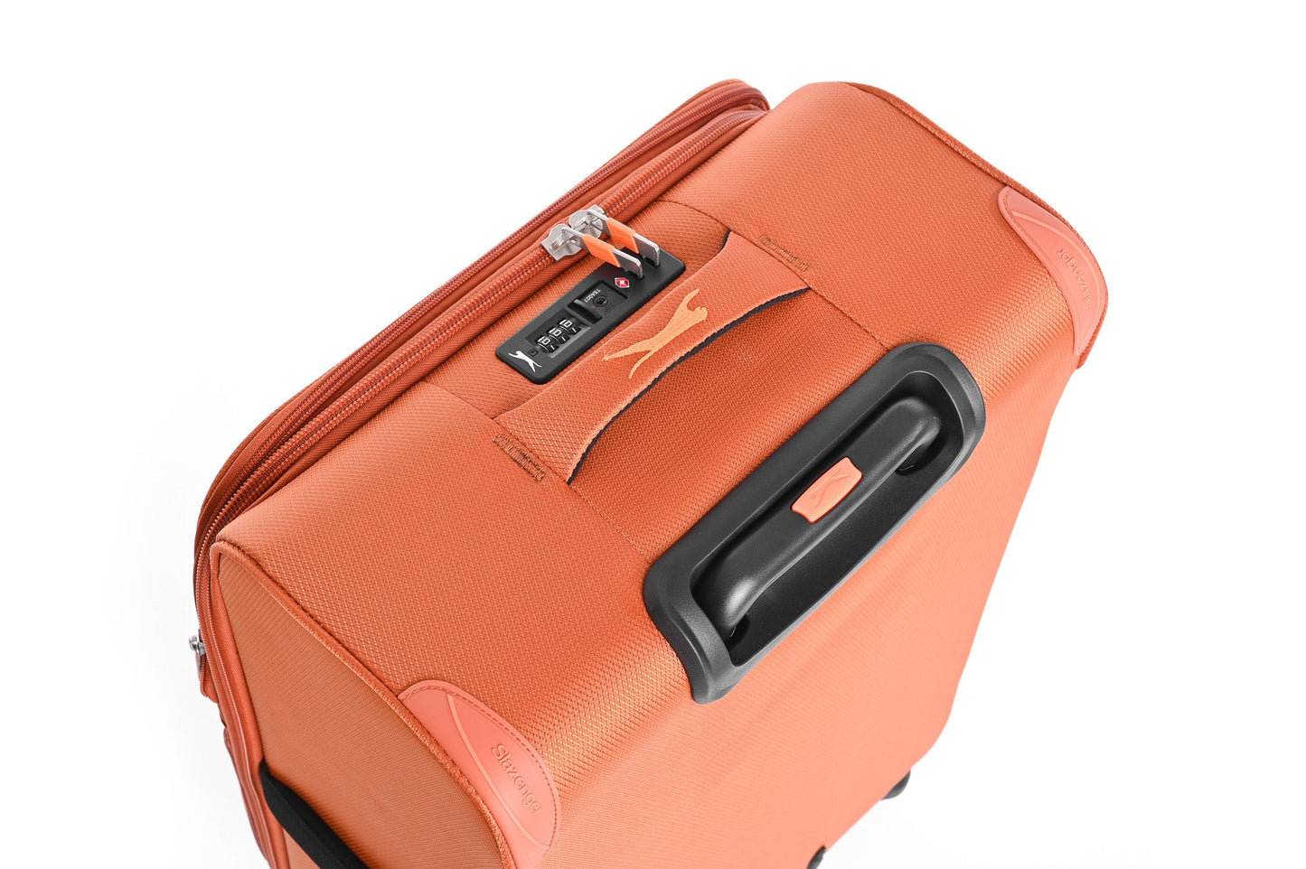 SLAZENGER - מזוודה מבד גדולה 28" דגם BARCELONA בצבע כתום - MASHBIR//365
