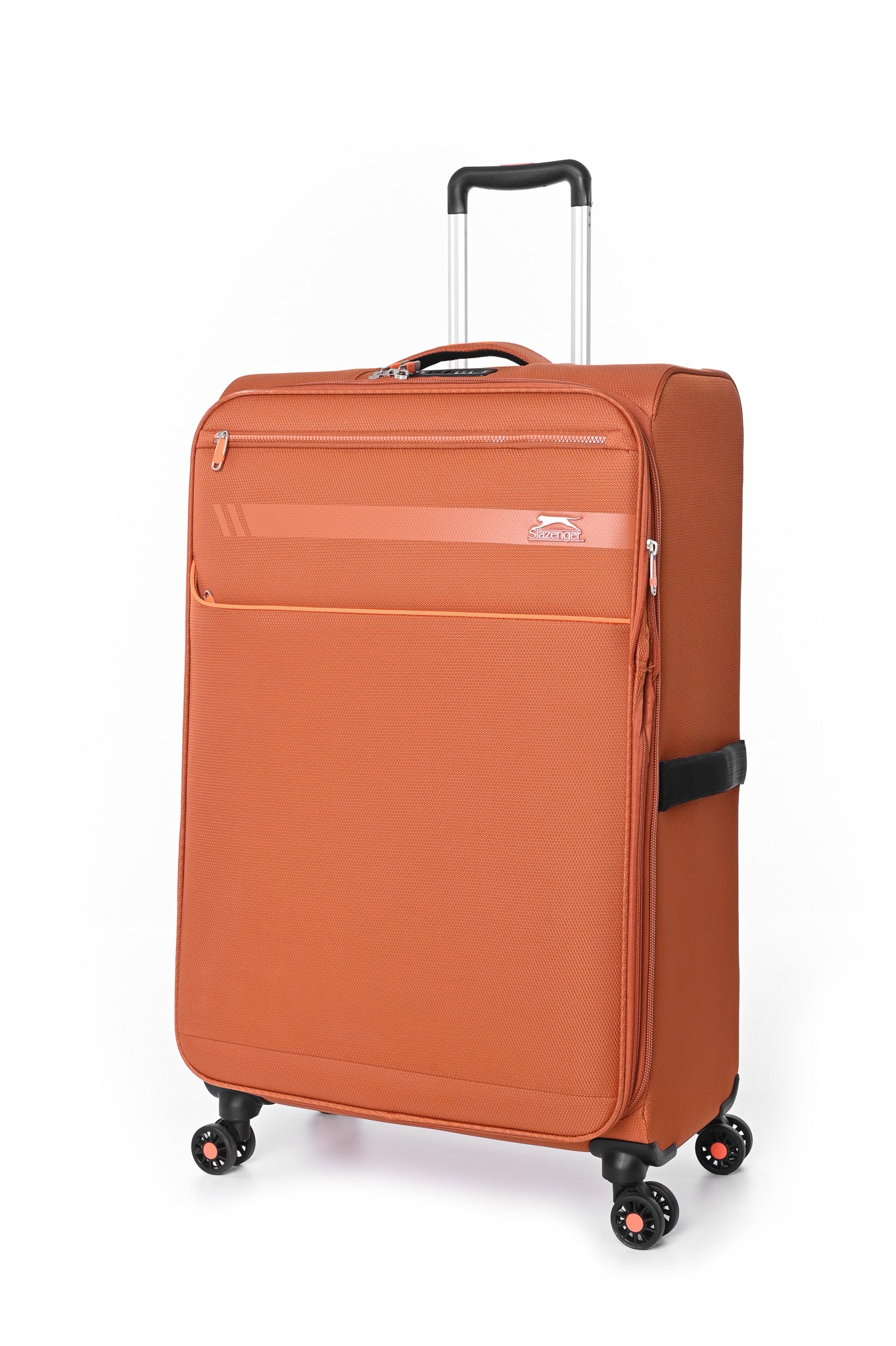 SLAZENGER - מזוודה מבד גדולה 28" דגם BARCELONA בצבע כתום - MASHBIR//365
