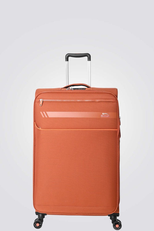 SLAZENGER - מזוודה מבד גדולה 28" דגם BARCELONA בצבע כתום - MASHBIR//365
