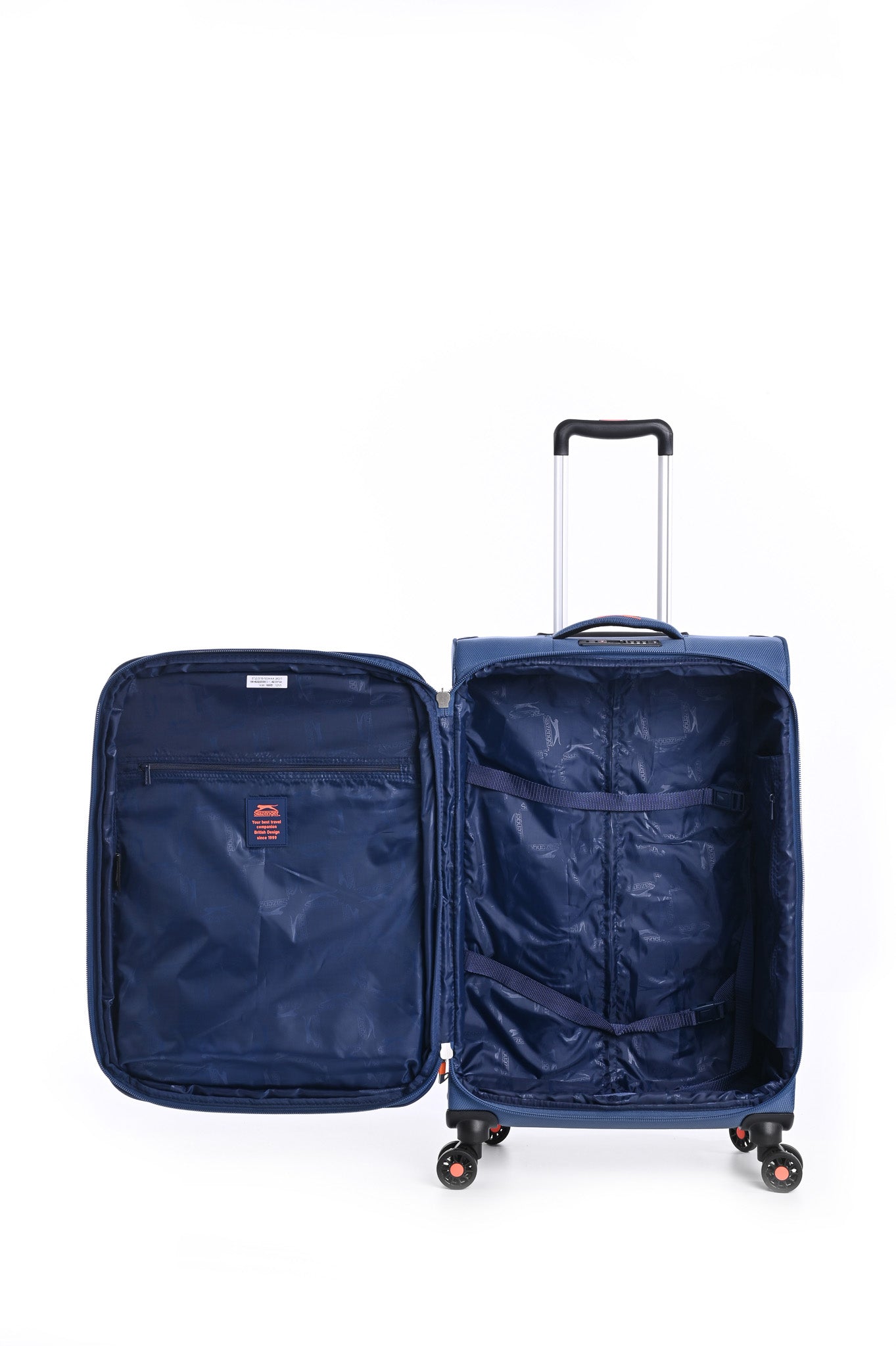 SLAZENGER - מזוודה מבד גדולה 28" דגם BARCELONA בצבע כחול - MASHBIR//365