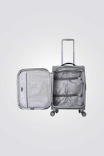 KENNETH COLE - מזוודה טרולי עלייה למטוס 18.5'' BROOKLYN בצבע אפור - MASHBIR//365