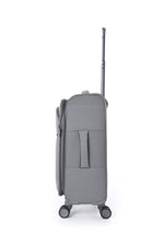 KENNETH COLE - מזוודה טרולי עלייה למטוס 18.5'' BROOKLYN בצבע אפור - MASHBIR//365