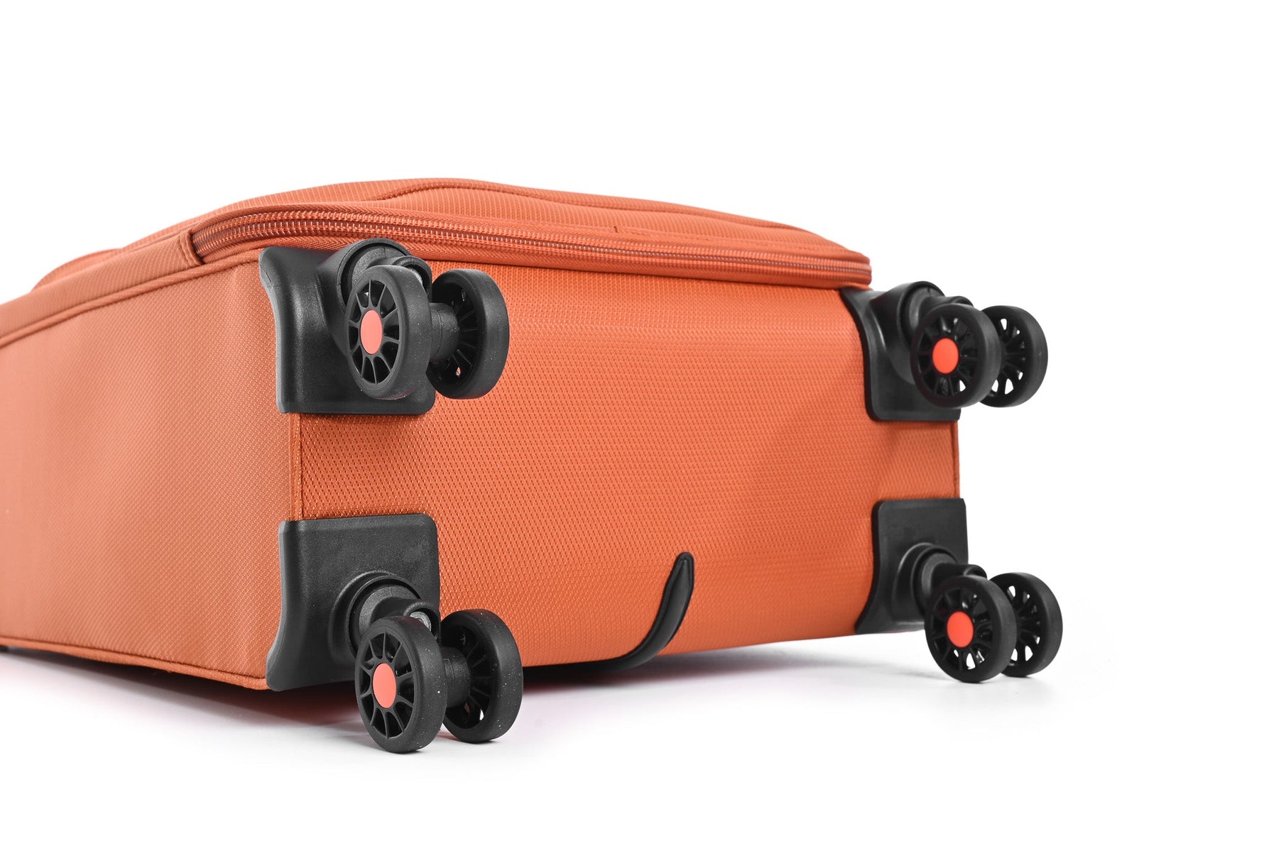 SLAZENGER - מזוודה טרולי עלייה למטוס ''18.5 דגם BARCELONA בצבע כתום - MASHBIR//365