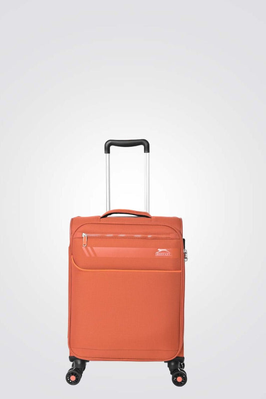 SLAZENGER - מזוודה טרולי עלייה למטוס ''18.5 דגם BARCELONA בצבע כתום - MASHBIR//365
