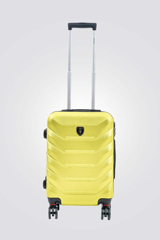 SANTA BARBARA POLO & RAQUET CLUB - מזוודה טרולי עלייה למטוס 20" דגם 1701 בצבע צהוב - MASHBIR//365