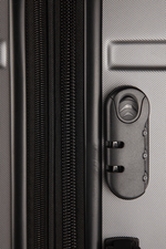 SANTA BARBARA POLO & RAQUET CLUB - מזוודה טרולי עלייה למטוס 20" דגם 1807 בצבע אפור כהה - MASHBIR//365