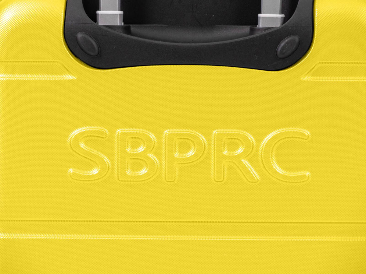 SANTA BARBARA POLO & RAQUET CLUB - מזוודה טרולי עלייה למטוס 20" דגם 1807 בצבע צהוב - MASHBIR//365