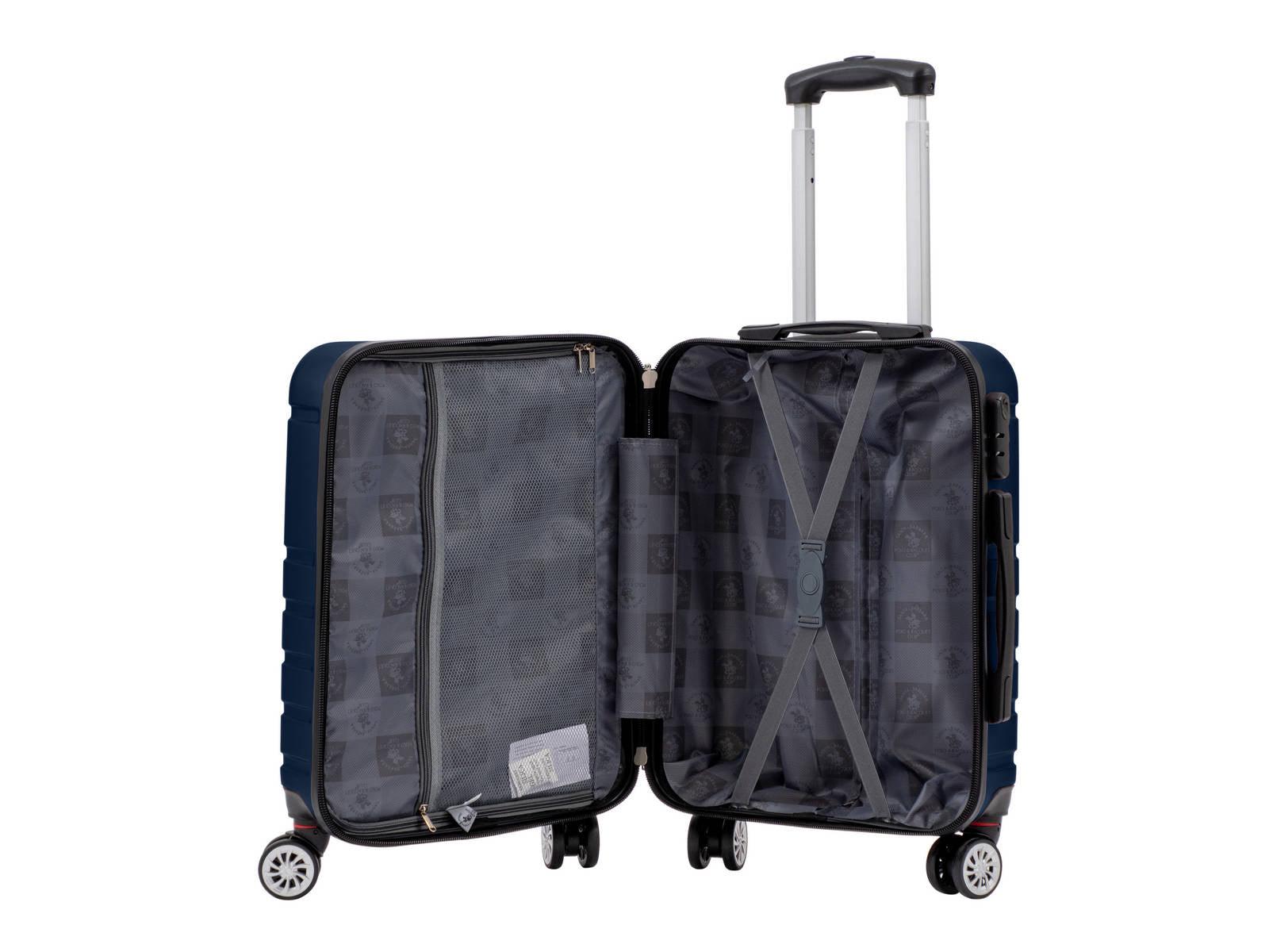 SANTA BARBARA POLO & RAQUET CLUB - מזוודה טרולי עלייה למטוס 20" דגם 1807 בצבע נייבי - MASHBIR//365