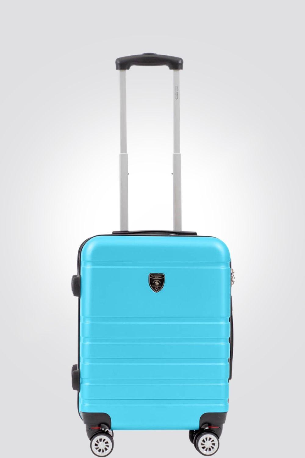 SANTA BARBARA POLO & RAQUET CLUB - מזוודה טרולי עלייה למטוס 20" דגם 1807 בצבע תכלת - MASHBIR//365