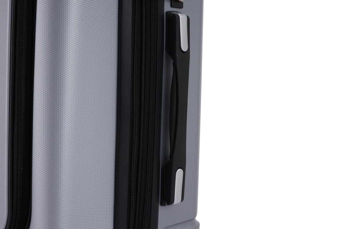 TESLA - מזוודה טרולי עלייה למטוס MALIBU בצבע כסוף - MASHBIR//365