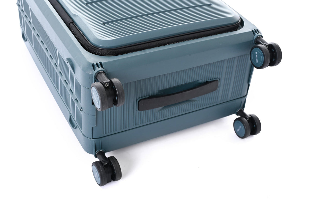 ROLLUX - מזוודה טרולי עלייה למטוס מתקפלת 20" ENVELOPE בצבע ירוק - MASHBIR//365