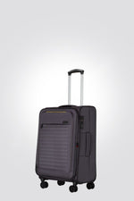 TESLA - מזוודת בד 24" בצבע אפור - MASHBIR//365