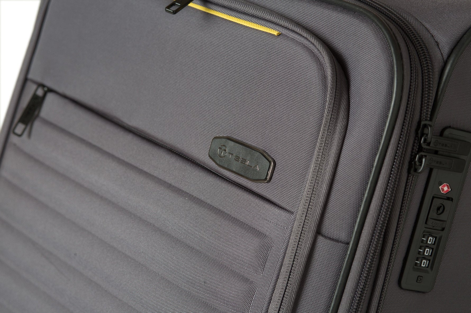 TESLA - מזוודת בד 24" בצבע אפור - MASHBIR//365