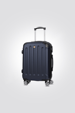 TRAVEL CLUB - מזוודת טרולי עלייה למטוס 20" בצבע נייבי - MASHBIR//365