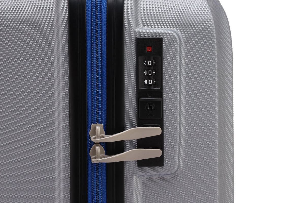 SWISS ALPINE - מזוודת טרולי עלייה למטוס 20" בצבע כסף - MASHBIR//365