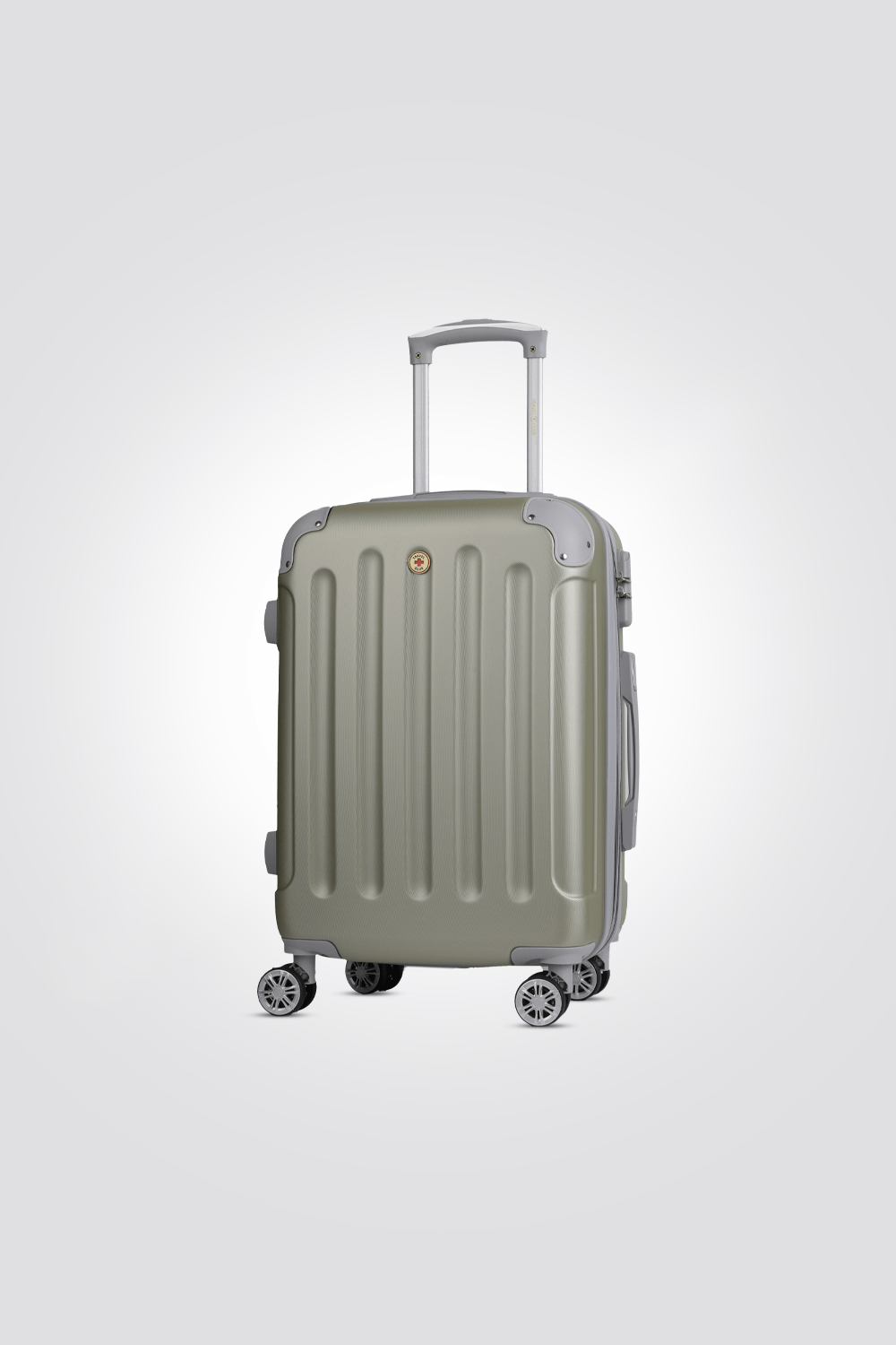 TRAVEL CLUB - מזוודת טרולי עלייה למטוס 20" בצבע כסף - MASHBIR//365