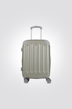 TRAVEL CLUB - מזוודת טרולי עלייה למטוס 20" בצבע כסף - MASHBIR//365