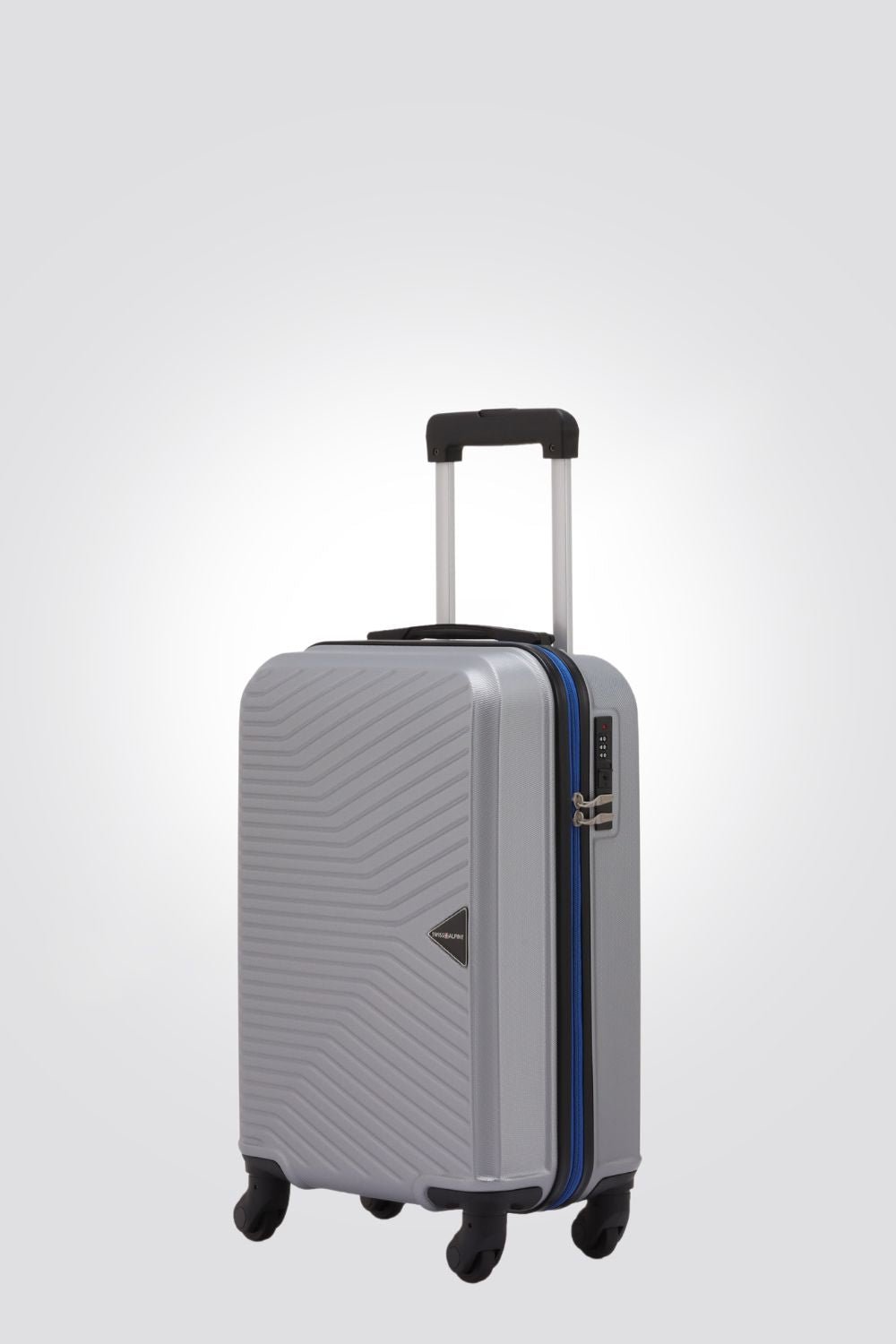 SWISS ALPINE - מזוודת טרולי עלייה למטוס 20" בצבע כסף - MASHBIR//365