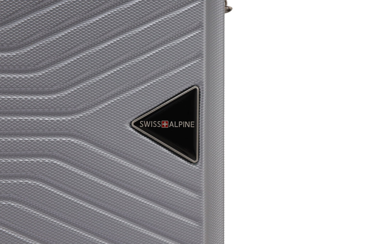 SWISS ALPINE - מזוודת טרולי עלייה למטוס 20" בצבע כסף - MASHBIR//365