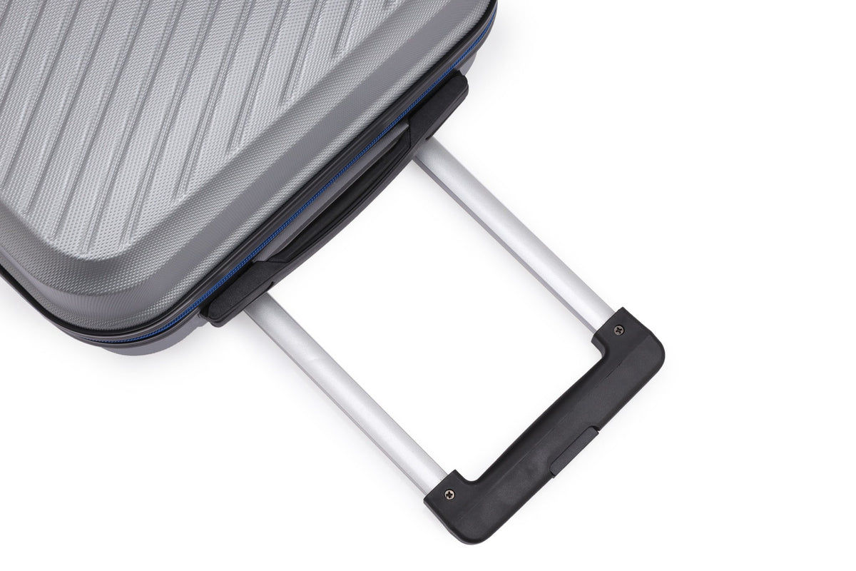 SWISS ALPINE - מזוודת טרולי עלייה למטוס 20" בצבע כסף - MASHBIR//365