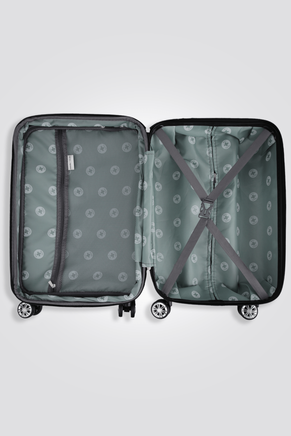 TRAVEL CLUB - מזוודת טרולי עלייה למטוס 20" בצבע שחור - MASHBIR//365