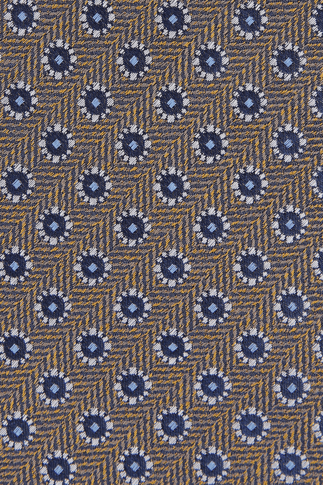 KENNETH COLE - עניבת משי בצבע אפור - MASHBIR//365