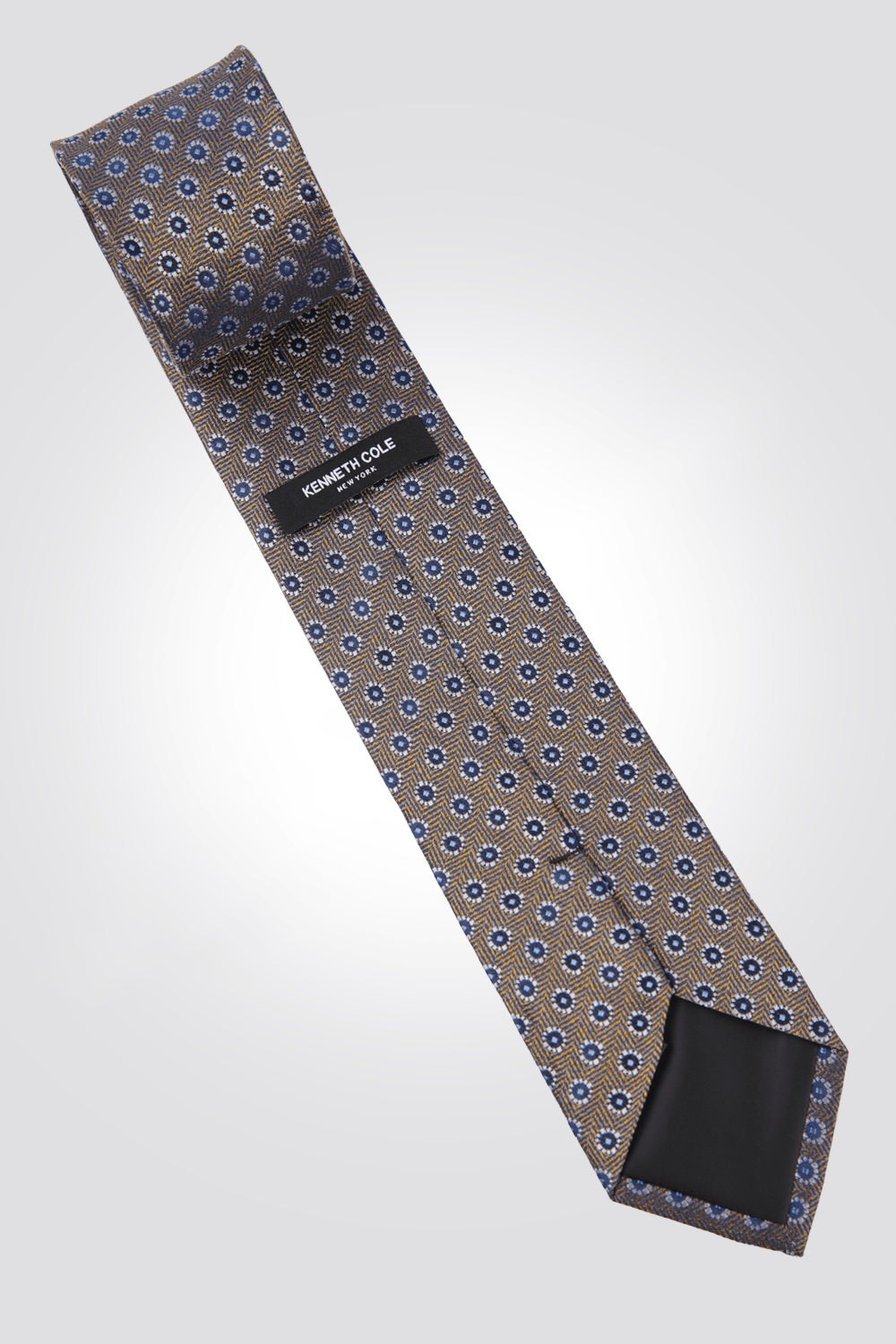 KENNETH COLE - עניבת משי בצבע אפור - MASHBIR//365