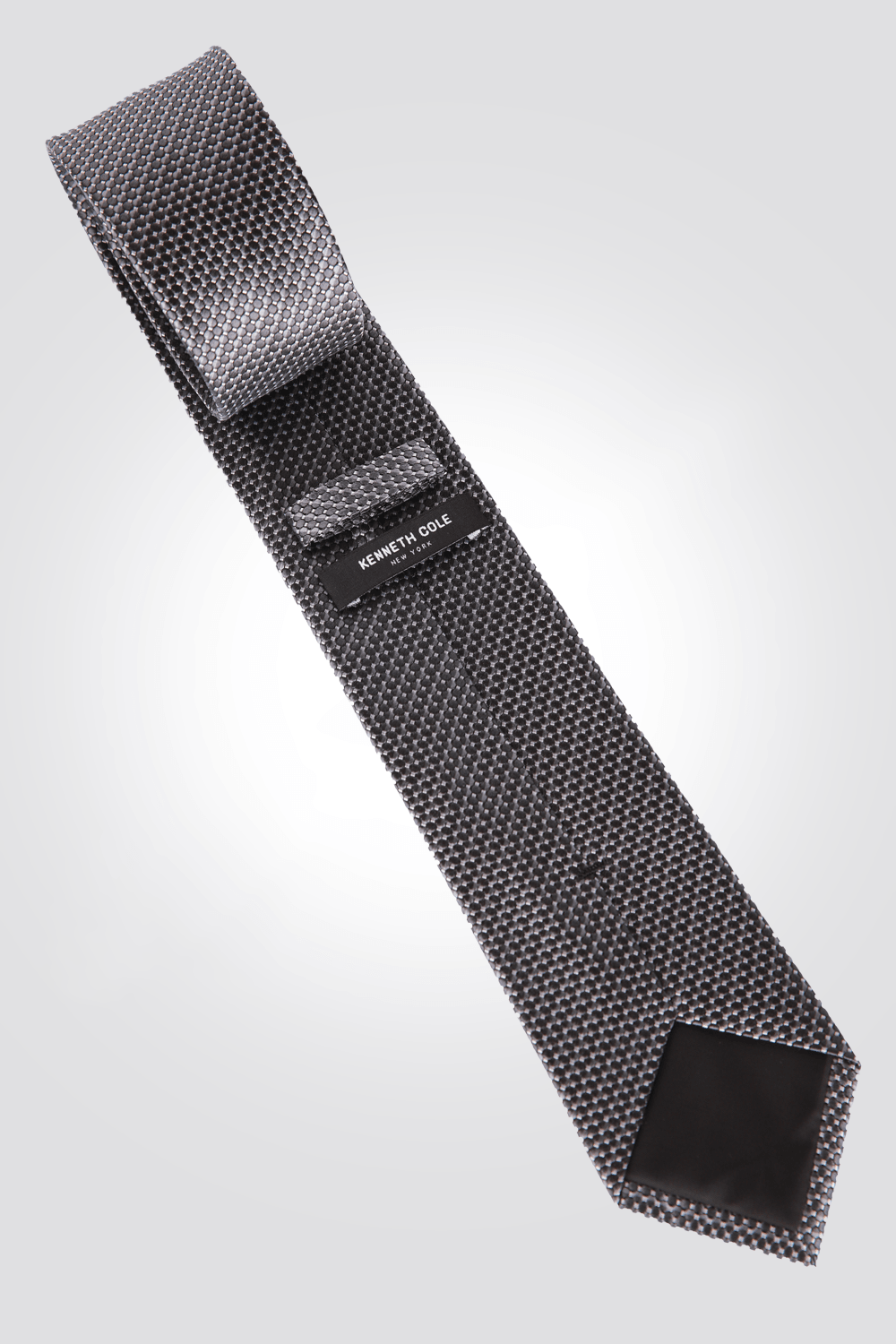 KENNETH COLE - עניבת משי בצבע אפור - MASHBIR//365