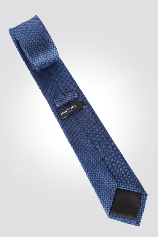 KENNETH COLE - עניבת משי בצבע כחול - MASHBIR//365