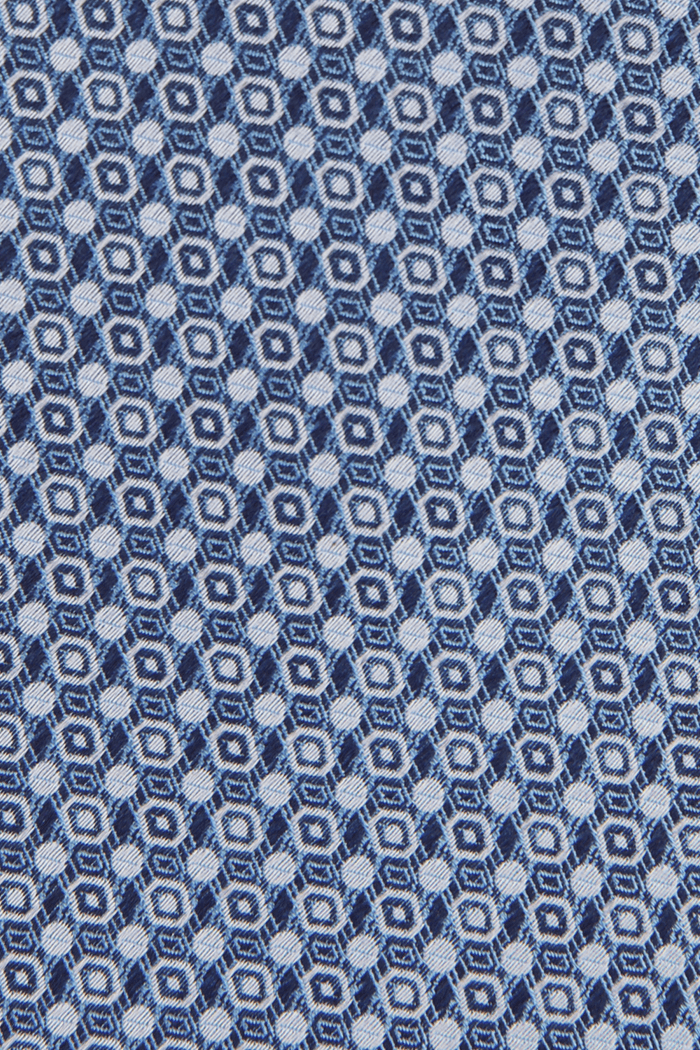 KENNETH COLE - עניבת משי בצבע כחול בהיר עם הדפס - MASHBIR//365