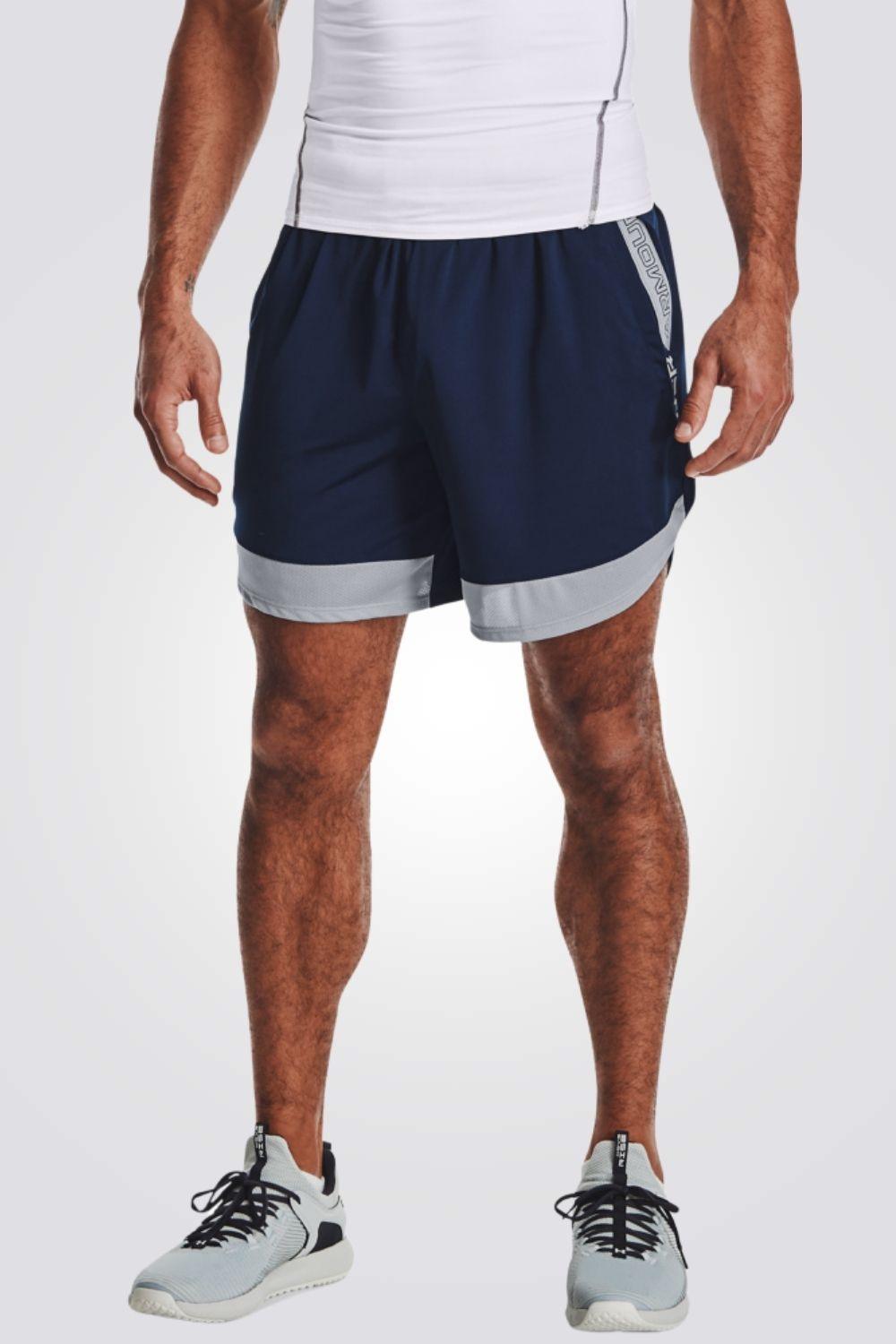 UNDER ARMOUR - נייבי Train Stretch מכנסיים קצרים - MASHBIR//365