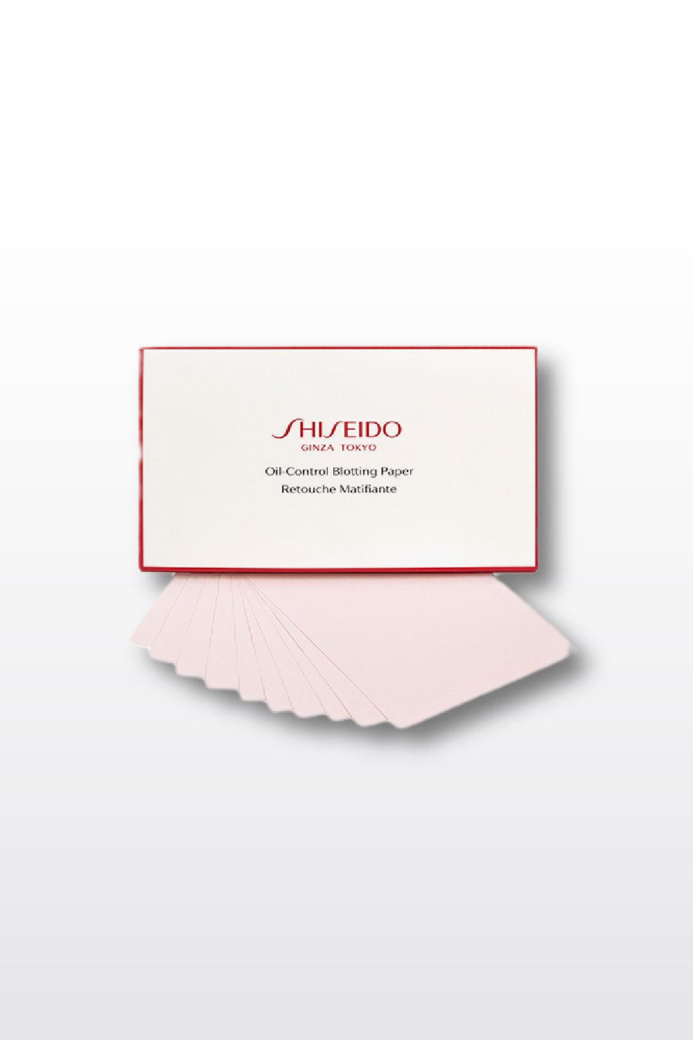 SHISEIDO - ניירות לאיזון ולספיגת שומן עודף מהפנים 100 יחידות - MASHBIR//365