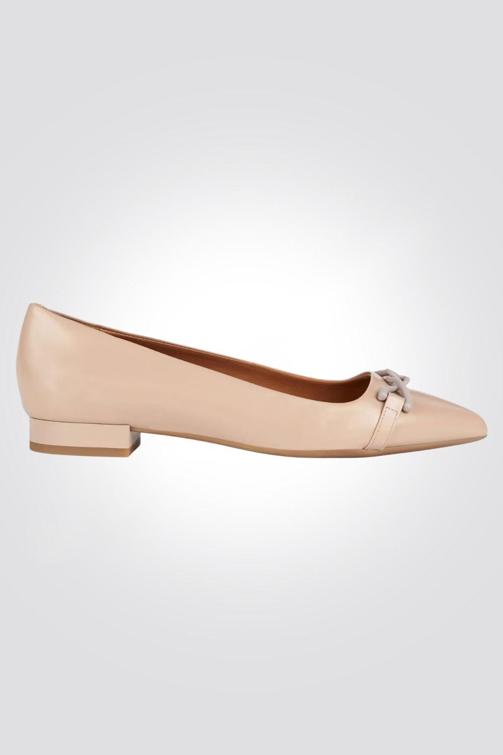 GEOX - נעל בובה לנשים CHARYSSA בצבע ניוד - MASHBIR//365