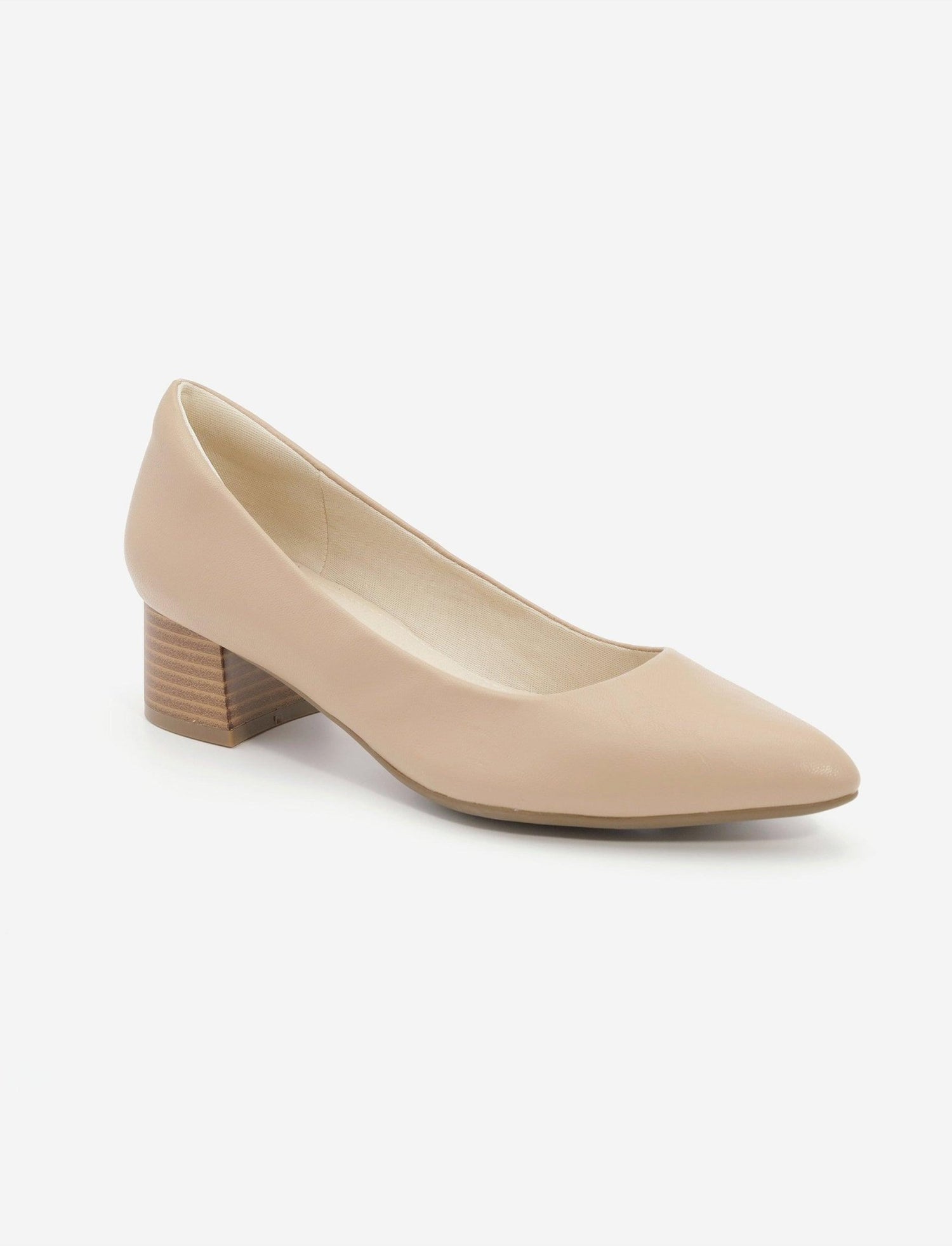 SEVENTYNINE - נעל עקב בצבע שמנת - MASHBIR//365