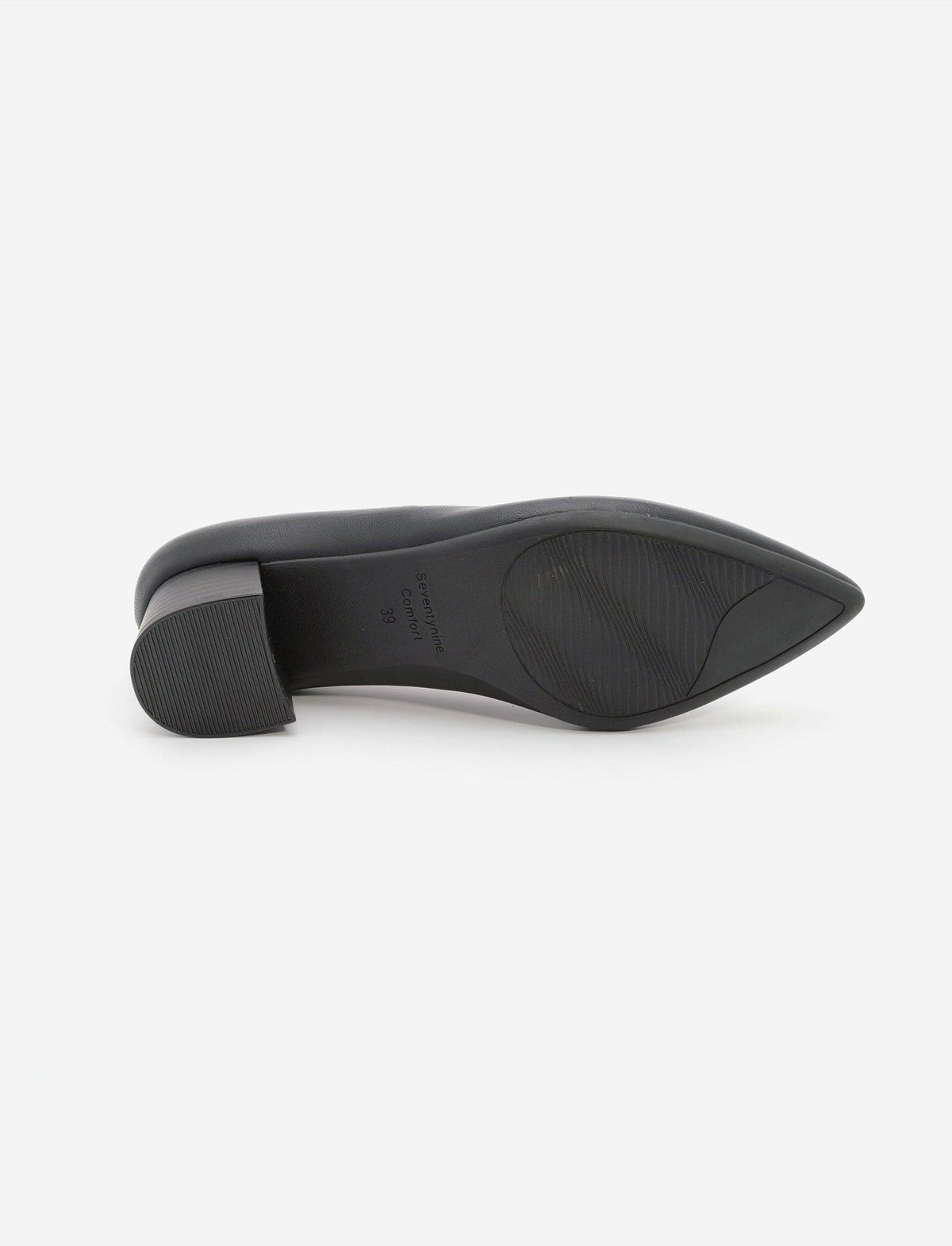 SEVENTYNINE - נעל עקב בצבע שחור - MASHBIR//365