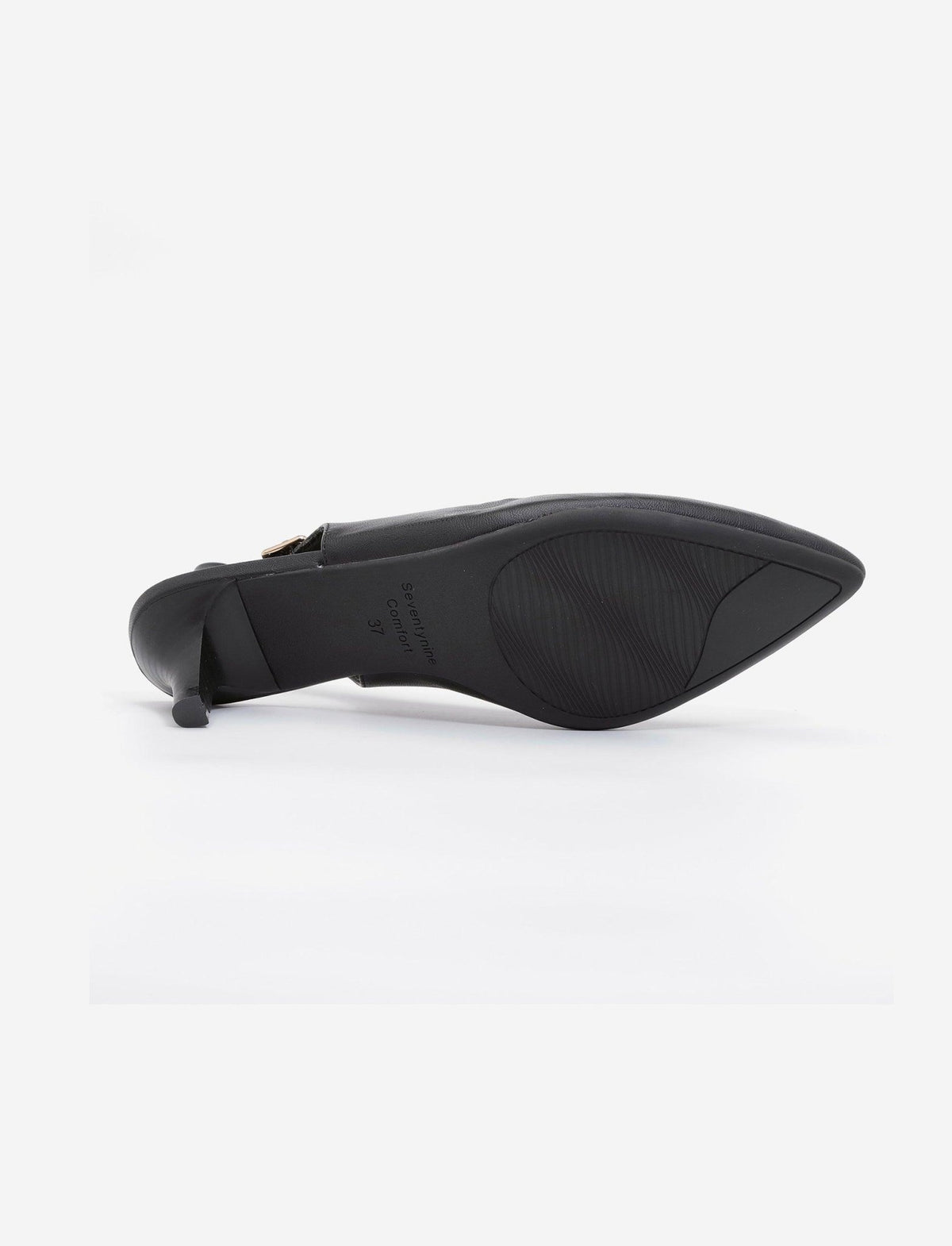 SEVENTYNINE - נעל עקב ג'יזל בצבע שחור - MASHBIR//365