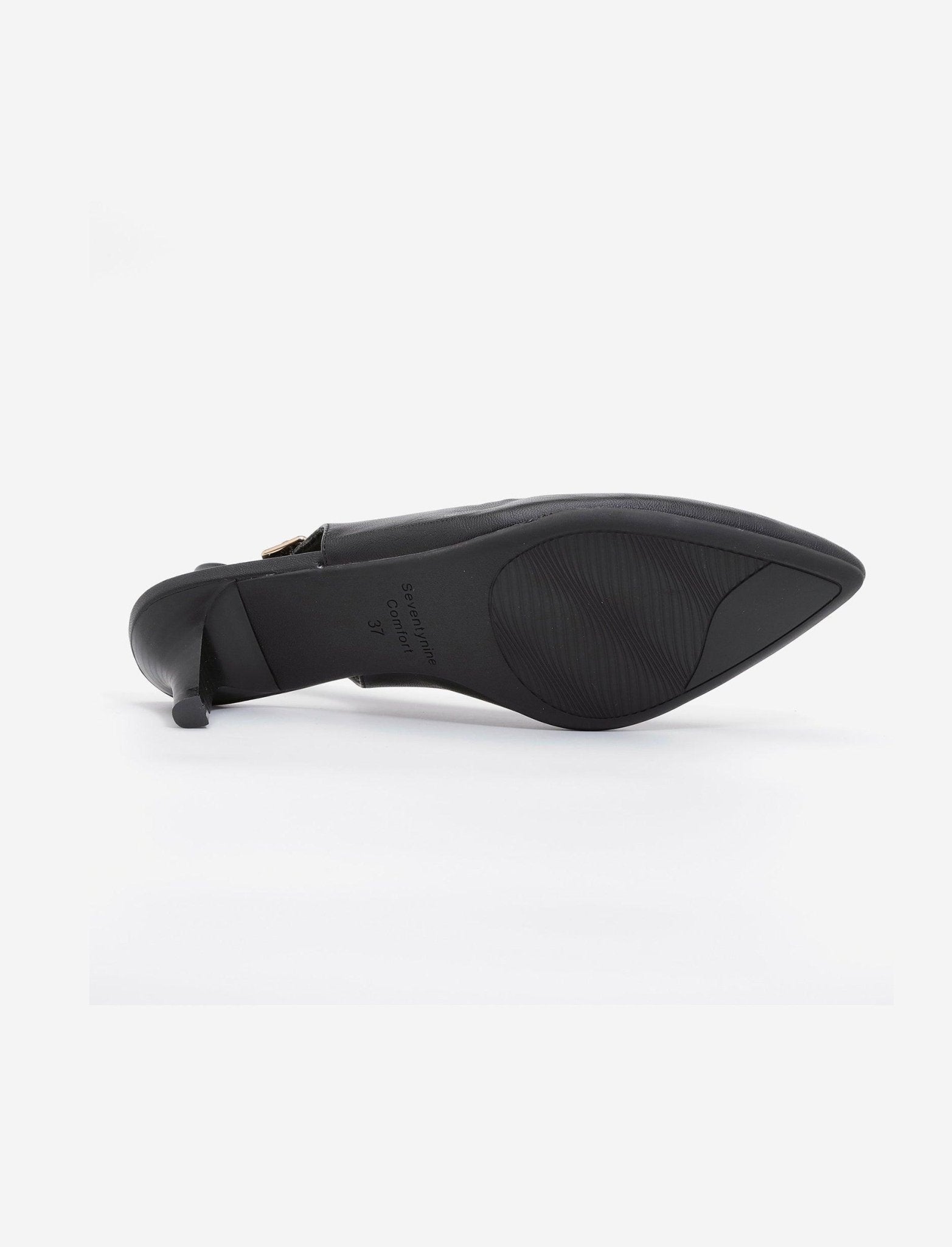 SEVENTYNINE - נעל עקב ג'יזל בצבע שחור - MASHBIR//365