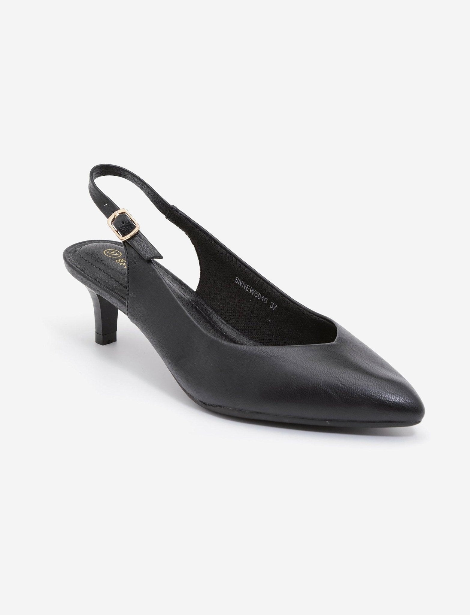 SEVENTYNINE - נעל עקב ג'יזל בצבע שחור - MASHBIR//365