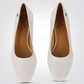 LADY COMFORT - נעל עקב חרטום מרובע בצבע אופוויט - MASHBIR//365 - 4