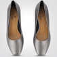 LADY COMFORT - נעל עקב חרטום מרובע בצבע כסף - MASHBIR//365 - 4